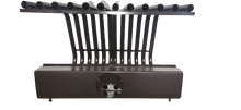 Large Tapered Fireplace Grate tubular blower heat exchanger