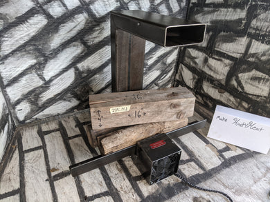 AC modular fireplace grate heater 100cfm heat exchanger use vertical or horizontal.