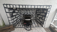 14DGR Tiny Double Row Fireplace Grate Heat Exchanger Blower