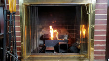 Tiny Hard Times Heater Heavy Duty Rectangular Tube Fireplace Grate Heat Exchanger with Blower
