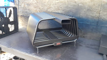 16RC 24~44W14~24T (28") RIB CAGE, Double Sided Fireplace Grate Heat Exchanger with Blower