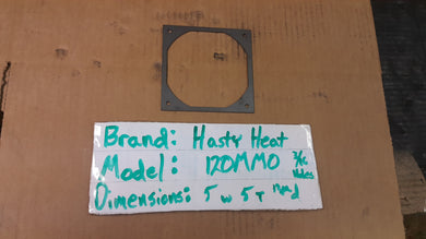 10X120MM Laser cut AC DC 120 mm fan weldable mounting plate 10 pc