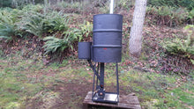 CHP-BS COMPLETE Wood Pellet Rocket Barell Stove Gravity Feed TLUD Mass FAR Infrared Heater