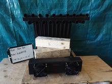 Medium Double Row Tube Fireplace Grate Heater with dual blowers