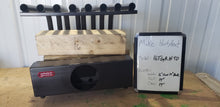 Small Tapered Fireplace Grate tube heat exchanger with blower