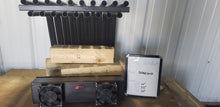 Medium Double Row Tube Fireplace Grate Heater with dual blowers