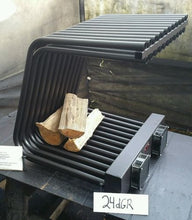 24DGR24TD Double Row Fireplace Furnace Grate Heat Exchanger with Blower