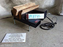 Tiny Hard Times Heater Heavy Duty Rectangular Tube Fireplace Grate Heat Exchanger with Blower