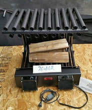 Medium Double Row Tube Fireplace Grate Heater with dual blowers