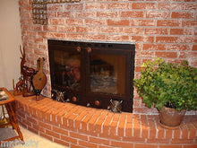 CFI - Custom Fireplace Insert, Fireplace Heat Exchanger, With Ceramic Glass Fireplace Doors
