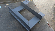 Large Hard Times Heater heavy duty rectangle tube blower fireplace grate heater